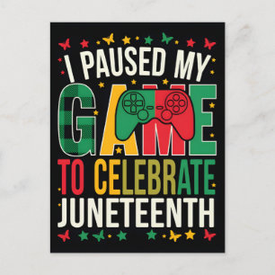 Cartes Pour Fêtes Annuelles Juneteenth 1865 Jour de la liberté Histoire des No
