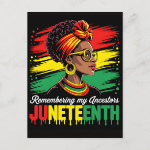 Cartes Pour Fêtes Annuelles Juneteenth 1865 Jour de la liberté Histoire des No