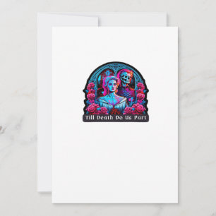 Cartes Pour Fêtes Annuelles Jusqu'à ce que la mort nous sépare Classique – Par