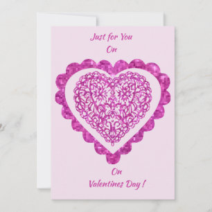 Cartes Pour Fêtes Annuelles Juste pour vous à la Saint-Valentin !