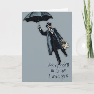 Cartes Pour Fêtes Annuelles Juste se laissant tomber dans Valentine