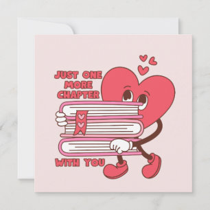 Cartes Pour Fêtes Annuelles Juste un chapitre de plus avec toi, amoureux roman