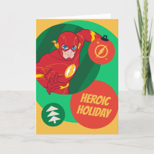 Cartes Pour Fêtes Annuelles Justice League The Flash Holiday Bauble