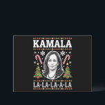 Cartes Pour Fêtes Annuelles Kamala Harris 2024 Comma de Noël La Xmas<br><div class="desc">Kamala Harris 2024 Comma de Noël La Xmas</div>