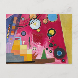 Cartes Pour Fêtes Annuelles Kandinsky Heavy Red, 1924