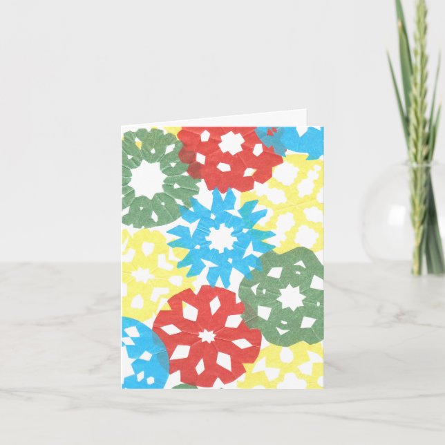 Cartes Pour Fêtes Annuelles Karate Kat tourbillon de couleurs (Devant)