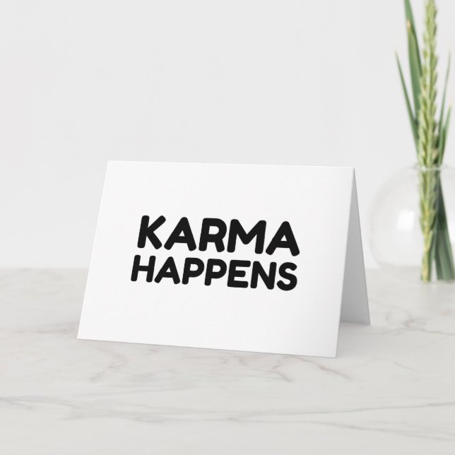 CARTES POUR FÊTES ANNUELLES KARMA SE PRODUIT (Devant)