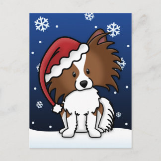 Cartes Pour Fêtes Annuelles Kawaii Papillon Christmas Postcard