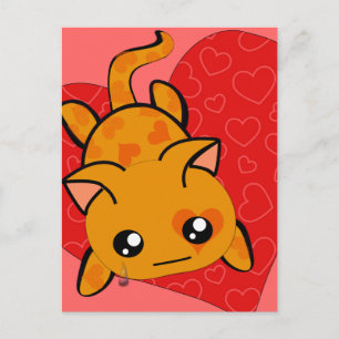 Cartes Pour Fêtes Annuelles Kawaii Valentine Kitty