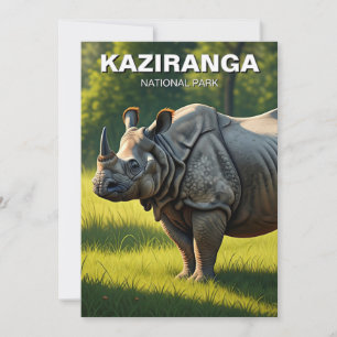 Cartes Pour Fêtes Annuelles Kaziranga National Park Assam Inde Travel