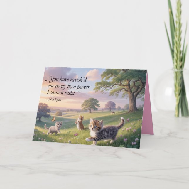 Cartes Pour Fêtes Annuelles Keats Valentine's Day Card 3 (Devant)