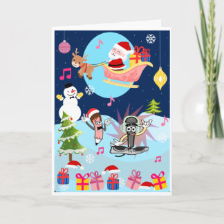 Cartes Pour Fêtes Annuelles Kids Christmas Card-Interactive Card