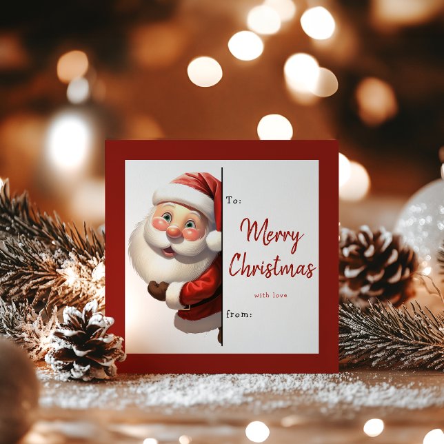 Cartes Pour Fêtes Annuelles Kids Classroom Personalized Santa Christmas (Créateur téléchargé)