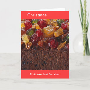 Cartes Pour Fêtes Annuelles Kinda Fruity Fruitcake