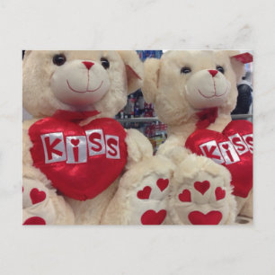 Cartes Pour Fêtes Annuelles Kiss Drugstore Teddy Bear Valentine's Day Heart