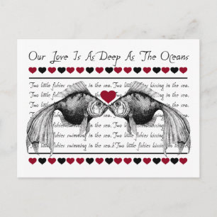 Cartes Pour Fêtes Annuelles Kissing Fish Valentine's Day