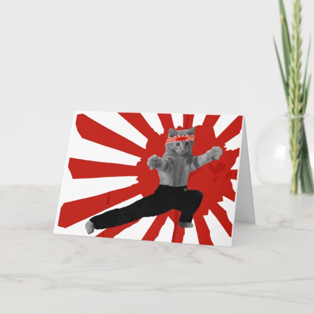Cartes Pour Fêtes Annuelles Kitten Funny (Devant)