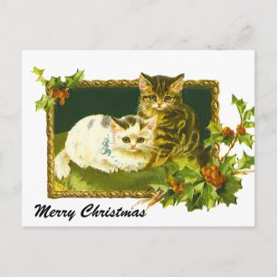 Cartes Pour Fêtes Annuelles Kittens de Noël