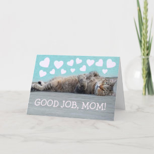 Cartes Pour Fêtes Annuelles Kitty And Hearts Bonne fête des mères