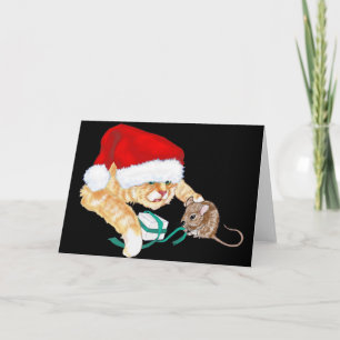 Cartes Pour Fêtes Annuelles Kitty Claus