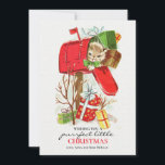 Cartes Pour Fêtes Annuelles Kitty dans la boîte aux lettres<br><div class="desc">Une carte de vacances rétro représentant un chaton à l'intérieur d'une boîte aux lettres rouge et des cadeaux de fêtes de fin d'année. Parfaite pour les amoureux des chats ! (Pix). La carte est facile à personnaliser avec votre texte, police de caractères, couleur de police, forme de papier et choix...</div>
