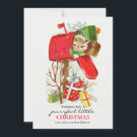 Cartes Pour Fêtes Annuelles Kitty dans la boîte aux lettres<br><div class="desc">Une carte de vacances rétro représentant un chaton à l'intérieur d'une boîte aux lettres rouge et des cadeaux de fêtes de fin d'année. Parfaite pour les amoureux des chats ! (Pix). La carte est facile à personnaliser avec votre texte, police de caractères, couleur de police, forme de papier et choix...</div>