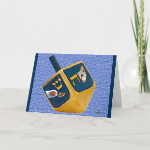 Cartes Pour Fêtes Annuelles Kitty Dreidel
