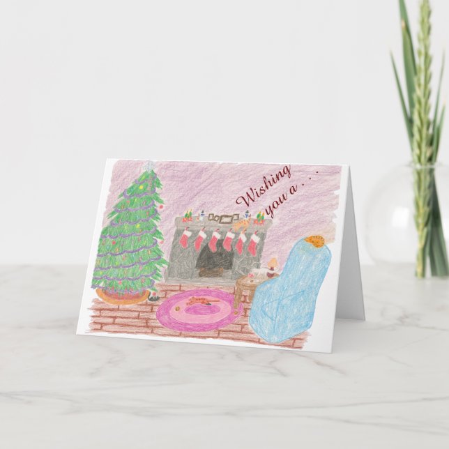 Cartes Pour Fêtes Annuelles Kitty-mas Mischief (Noël) (Devant)