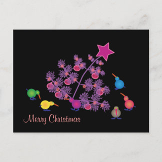 Cartes Pour Fêtes Annuelles Kiwi : Merry Christmas