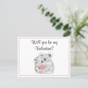 Cartes Pour Fêtes Annuelles Koala Love Valentines