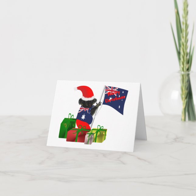 Cartes Pour Fêtes Annuelles Koalaclaws (Devant)