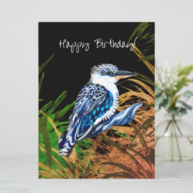 Cartes Pour Fêtes Annuelles Kookaburra joyeux anniversaire (Debout devant)