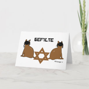 Cartes Pour Fêtes Annuelles Kosher Kats Card