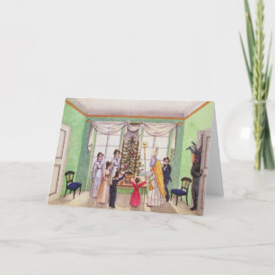 Cartes Pour Fêtes Annuelles Krampus et Saint-Nicolas de journal de Karl