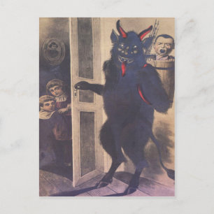 Cartes Pour Fêtes Annuelles Krampus Gathering Family