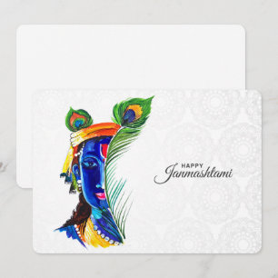 Cartes Pour Fêtes Annuelles Krishna Janmashtami