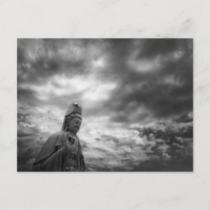 Cartes Pour Fêtes Annuelles Kuan Yin Statue Art