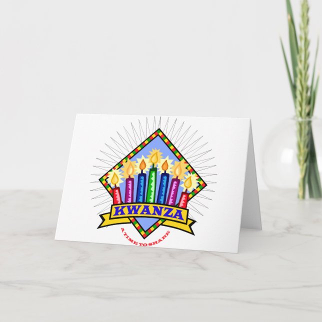 Cartes Pour Fêtes Annuelles Kwanzaa (Devant)