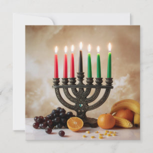 CARTES POUR FÊTES ANNUELLES KWANZAA