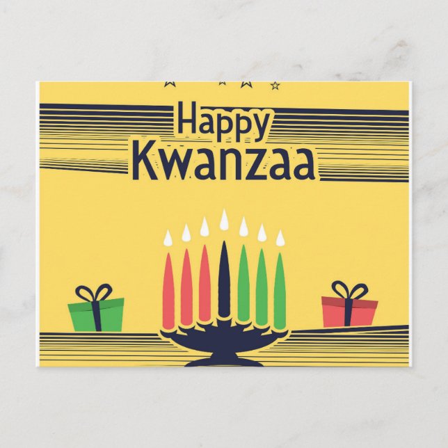 Cartes Pour Fêtes Annuelles Kwanzaa (Devant)