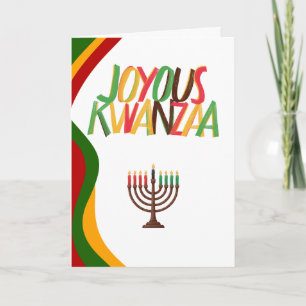 Cartes Pour Fêtes Annuelles Kwanzaa joyeux