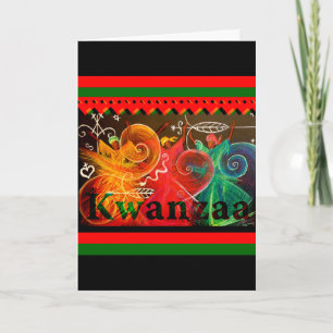 Cartes Pour Fêtes Annuelles Kwanzaa - Umoja ! Salutations