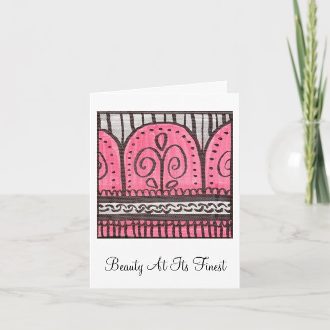 Cartes Pour Fêtes Annuelles La Beauté À Son Plus Beau; Je T'Aime Maman Design  (Devant)