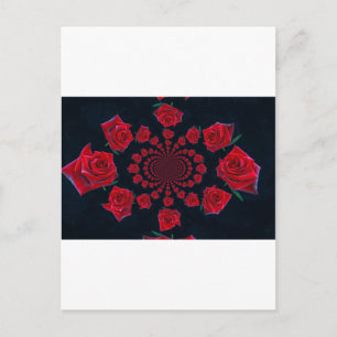 Cartes Pour Fêtes Annuelles La beauté des Roses : Imaginaire floral