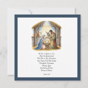 Cartes Pour Fêtes Annuelles La Bible Gloire Religieuse À Dieu Noël chrétien