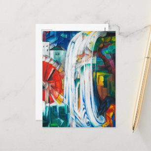 Cartes Pour Fêtes Annuelles La broyeuse de Franz Marc