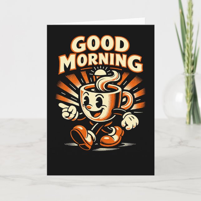 Cartes Pour Fêtes Annuelles La Brûlure du Matin (Devant)