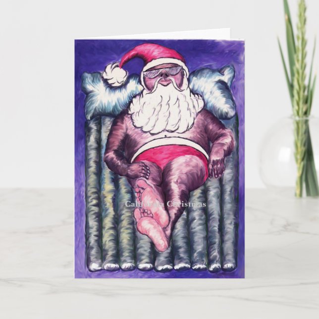 Cartes Pour Fêtes Annuelles La Californie la Californie (Devant)