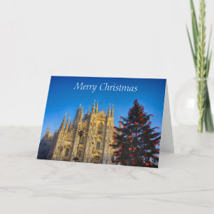 Cartes Pour Fêtes Annuelles La cathédrale à Noël