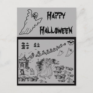 Cartes Pour Fêtes Annuelles La cérémonie hantée -